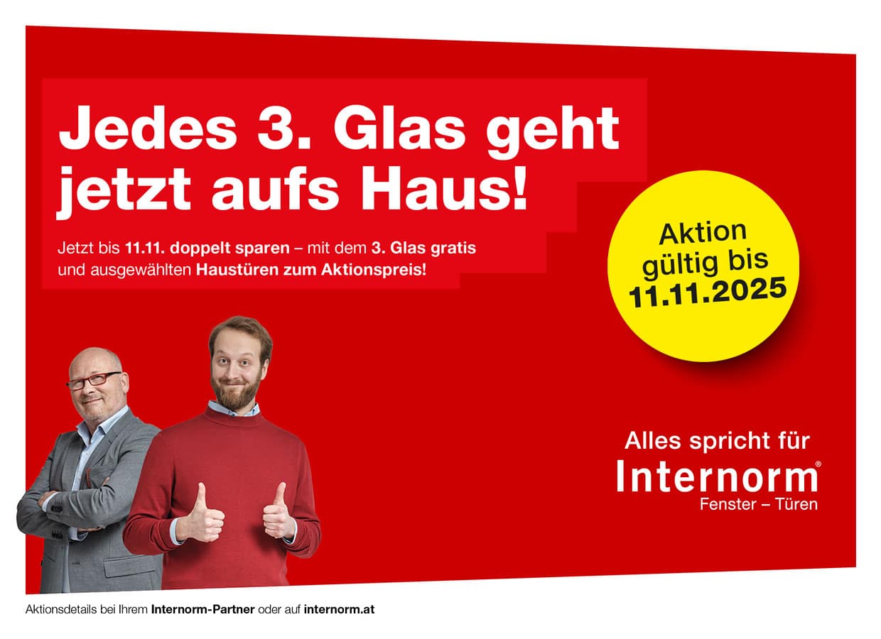 Internorm Herbstaktion 2025